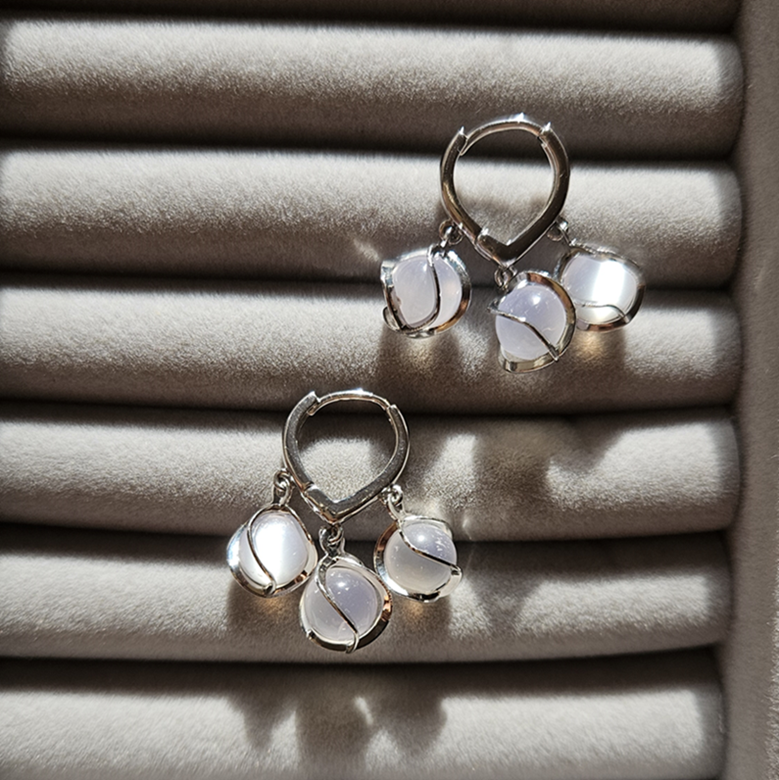 Eden Earrings - Silver