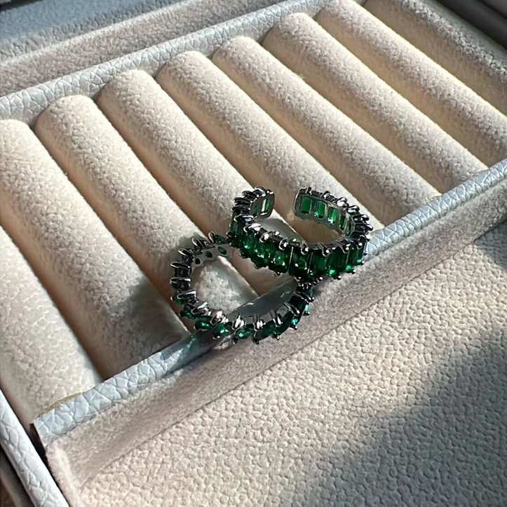 Emerald Enchantment Ring Set