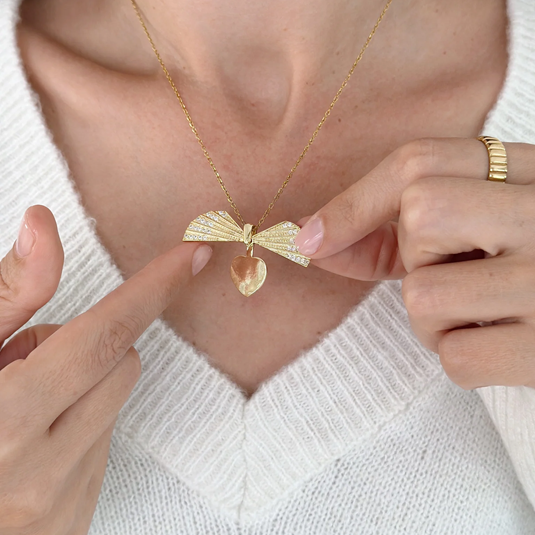 Heart in Shell Necklace